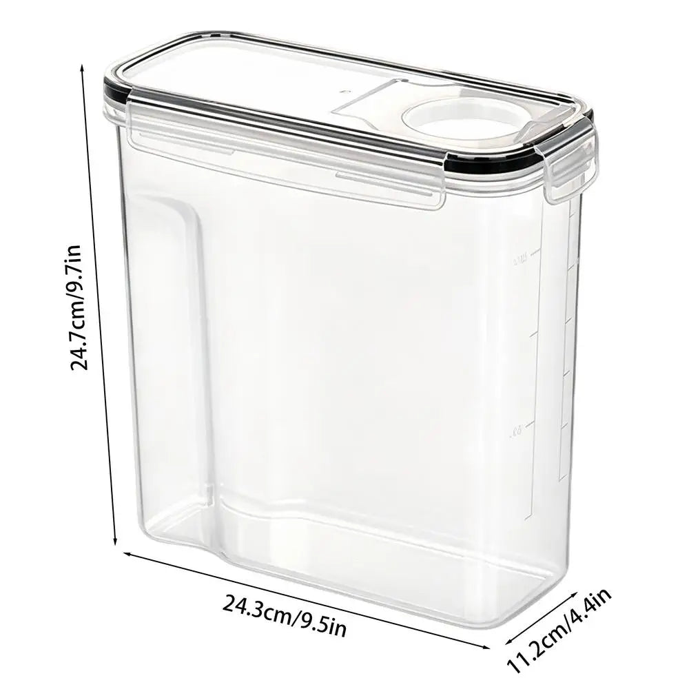 Food Container Storage 4L Kitchen Food Storage Tank Miscellaneous Grain Storage Box Transparent Sealed And Waterproof Storage