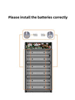 PD100W Fast Charging Power Bank DIY Kit 20V 5A 6x 21700 Battery Pack Portable Customizable No Soldering Easy Assemble