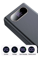 PD100W Fast Charging Power Bank DIY Kit 20V 5A 6x 21700 Battery Pack Portable Customizable No Soldering Easy Assemble
