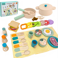 Wooden Kids Safe Knife and Kids Baking Set for Real Cooking,Kids Kitchen Toy Montessori Education Tools Gifts For Boys Girls