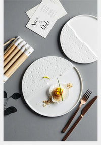 Creative Dishes Tableware Plates for Food Ceramics Tray for Decoration Dish Dinner Dinnerware Decorative Kitchen Dining Bar Home