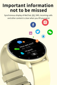 LIGE 2026 Smart Watch Women Men Ladies Gift Sport Fitness Men Watches Heart Rate Monitor Waterproof Smartwatch For Android IOS