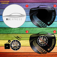 The Kitchen Is The Heart Of The Home Kitchen Vinyl Record Wall Clock Cooking Utensils Tableware For Dinning Room New Home Decor