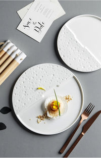 Creative Dishes Tableware Plates for Food Ceramics Tray for Decoration Dish Dinner Dinnerware Decorative Kitchen Dining Bar Home