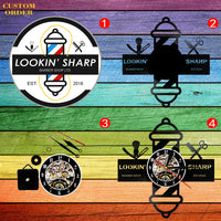 The Kitchen Is The Heart Of The Home Kitchen Vinyl Record Wall Clock Cooking Utensils Tableware For Dinning Room New Home Decor