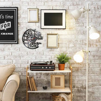 The Kitchen Is The Heart Of The Home Kitchen Vinyl Record Wall Clock Cooking Utensils Tableware For Dinning Room New Home Decor