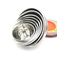 7 Colors Stainless Steel Mixing Bowl With Lid Home Kitchen Egg Mixer Salad Bowls Non-slip Silicone Bottom Food Storage Bowl Set