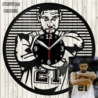 The Kitchen Is The Heart Of The Home Kitchen Vinyl Record Wall Clock Cooking Utensils Tableware For Dinning Room New Home Decor