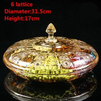 fruit basin dry candy dish sugar snack nut peanut food storage can box with Cover plastic trinket tray transparent Acrylic plate