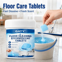 Floor Cleaning Effervescent Tablets, Deep Cleans Grease & Dust, Kitchen, Bathroom, Living Room, Easy Dissolve, Fresh Home