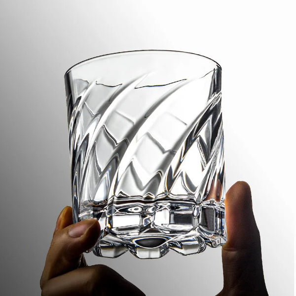Round Whiskey Glass Drinkware Transparent Glacier Cocktails Drinking Glass Mug Drinking Cup Juice Milk Cocktail Drinking Glasses