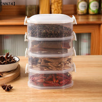 Kitchen Storage Box Onion Ginger Garlic Fresh-keeping Box Multi-layer Food Sealing Moisture-proof Packaging Tank Household[J]