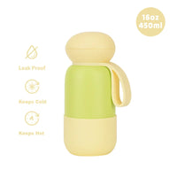 450ml Thermal Water Bottle With Handle For Students,Double-layer Stainless Steel Vacuum Drinkware,Gifts,Camping Thermos Cup/Mug