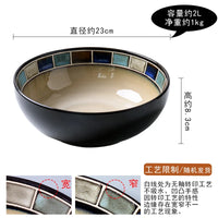 Ceramics Tableware Dinner Plate Western Steak Plates Sushi Soup Fish Sashimi Disc Dessert Bowl Rice Dish Mugs