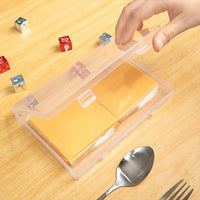 5/2/1Pcs Food Storage Helpers Are Here! Transparent Cheese Storage Box, Made of High-Quality Pp Material, Highly Visible, with Snap-Seal Design to Effectively Prevent Odor Transfer, Long-Lasting Freshness, Thoughtful Space Pl