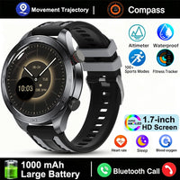 New GPS Track Smart Watch Men AMOLED Screen Outdoor Sports Fitness Heart Rate Compass IP68 Waterproof Bluetooth Call Smart Watch