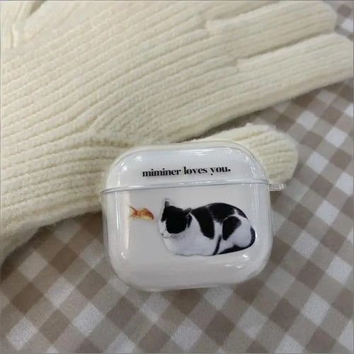 Cute Animal Cat Earphone Case for Airpods 4th 3rd Pro 3 2 Shockproof Cover for Airpod 2 3 1 Protective Accessorie Shell Fundas