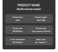 Ultrasonic Cleaning Machine Vibration Cleanser Wash Cleaner Jewelry Glasses Cleaner Watch Cleaning Makeup Brush Cleaning Tool