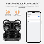 Original Sony SP180 Wireless Earbuds Tws Headphones with Mic Sports Ear Clip Headphones Stereo In-Ear Headphones Led Display