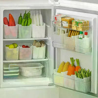 Fridge Storage Boxes Food Fresh Organizer Cold Storage Crisper Fruit Spice Food Container Home Kitchen