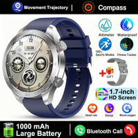 New GPS Track Smart Watch Men AMOLED Screen Outdoor Sports Fitness Heart Rate Compass IP68 Waterproof Bluetooth Call Smart Watch