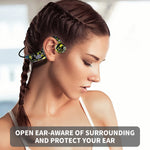 Type-c Playback Bone Conduction Bluetooth Earphone Open Ears Wireless Dluetooth Headphones Support TF-Card Mp3 Headset with Mic
