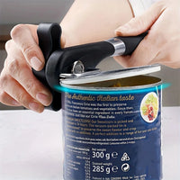 Kitchen Manual Can Opener, Side Cutting Can Opener with Non-Slip Plastic Handle, Practical Opening Tool for Daily Use