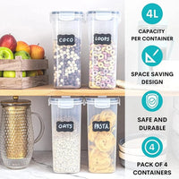 Food Container Storage 4L Kitchen Food Storage Tank Miscellaneous Grain Storage Box Transparent Sealed And Waterproof Storage