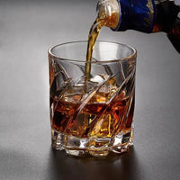 Round Whiskey Glass Drinkware Transparent Glacier Cocktails Drinking Glass Mug Drinking Cup Juice Milk Cocktail Drinking Glasses