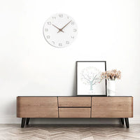 Wooden Wall Clock Creative Hanging Decor for Living Room Bedroom Home Office Artistic Modern Silent Clock Decoration