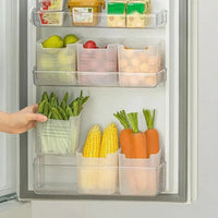 Fridge Storage Boxes Food Fresh Organizer Cold Storage Crisper Fruit Spice Food Container Home Kitchen