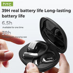 HTC NE77 TWS Wireless Earbuds Bluetooth 5.3 ENC HD Mic Low Latency Touch Control LED Display Sport Headphones for iOS Android