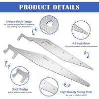 Firefighter Tools Kit: Spring Steel, 5-Pack, Multi-Functional Pry Tools