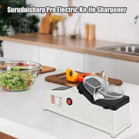 Kitchen Electric Knife Sharpener Rechargeable Professional Cutter Sharpener Fully Automatic Electric Sharpening Tool for Home
