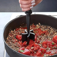 Kitchen Manual Meat Chopper, 1 Piece Multifunctional Meat Masher, Handheld Food Chopper, Vegetable Salad Chopper, Kitchen Gadget