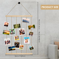 Hanging Photo Display Holder Picture Frames Collage Wall Decor Versatile Photo Hanging Display Picture Board for Home Decoration