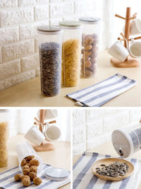 Food Storage Box Sealed Containers Leakproof Storage Box Crisper for Cereal Spaghetti Noodle Pasta Grain