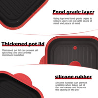 Microwave Skillet, Covered Grill Pan & Crisper Tray – Microwave Cookware That Lets You Fry, Sauté, Cook, Brown, and Even Crisp F