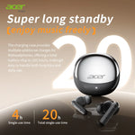 Acer Ohr546 Bluetooth Headphones 2025 New Model Wireless Earphones In-Ear Design Comfortable to Wear for Sports, Running, Calls, Noise Reduction,