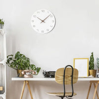 Wooden Wall Clock Creative Hanging Decor for Living Room Bedroom Home Office Artistic Modern Silent Clock Decoration