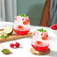 360ml Wedding Wine Glasses Drinkware Transparent Cocktail Glass Party Bar Club Drinking Tools Tea Coffee Mug