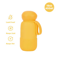 450ml Thermal Water Bottle With Handle For Students,Double-layer Stainless Steel Vacuum Drinkware,Gifts,Camping Thermos Cup/Mug