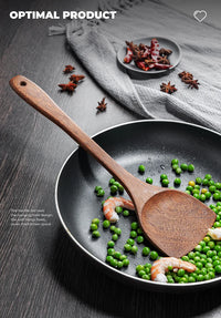 Kitchen Utensils Set Non-Stick  Cookware for Kitchen Wooden Handle Soup spoon spatula Rice spoon shovel Kitchen Accessories