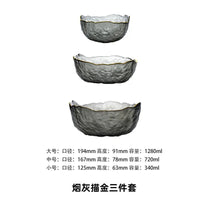 Glass Salad Bowl Clear Large Serving Bowl for Fruit Dessert Trifle Pasta Yogurt Ice Cream Mixing Bowl Kitchen Party