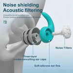 Soft Silicone Earplugs Waterproof Noise Cancelling Comfortable for Sleeping And Swimming