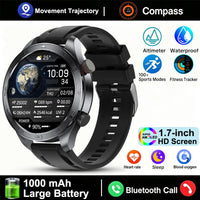 New GPS Track Smart Watch Men AMOLED Screen Outdoor Sports Fitness Heart Rate Compass IP68 Waterproof Bluetooth Call Smart Watch
