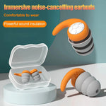 Soft Silicone Earplugs Waterproof Noise Cancelling Comfortable for Sleeping And Swimming