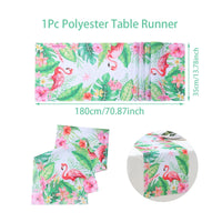 Hawaiian Garland Table Runner Hawaii Luau Tropical Party Decor Kids Favors Tableware ALOHA Summer Beach Birthday Party Supplies