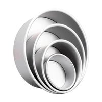 4/6/8/10 Inch Baking Cake Mold Round Non-Stick Cake Pan Removable Bottom Baking Tray Aluminium Alloy For Kitchen Tools