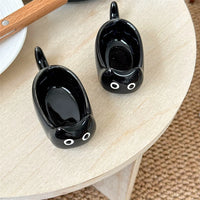 Ceramic Cat-Shaped Mini Dipping Plate Side Dish Small Bowl Home Diningware Kitchen Table Decorative Cat Bowl